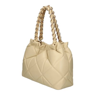 THE EMBOSSED Q BUCKET BAG